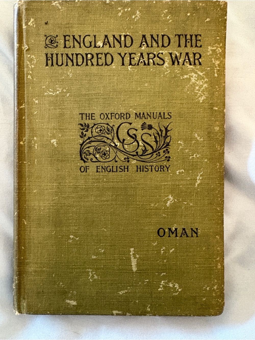 Olive Green Hardcover Book - Brand Unspecified